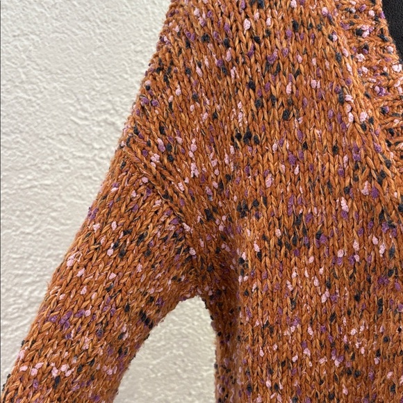 J. Jill Textured Knit Sweater in Earthy Tones size small petite - Picture 4 of 8